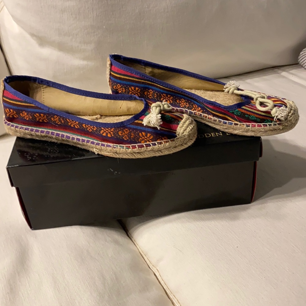 Steve Madden Luxe L-JESI Multi Shoes Slippers Flats Moccasins